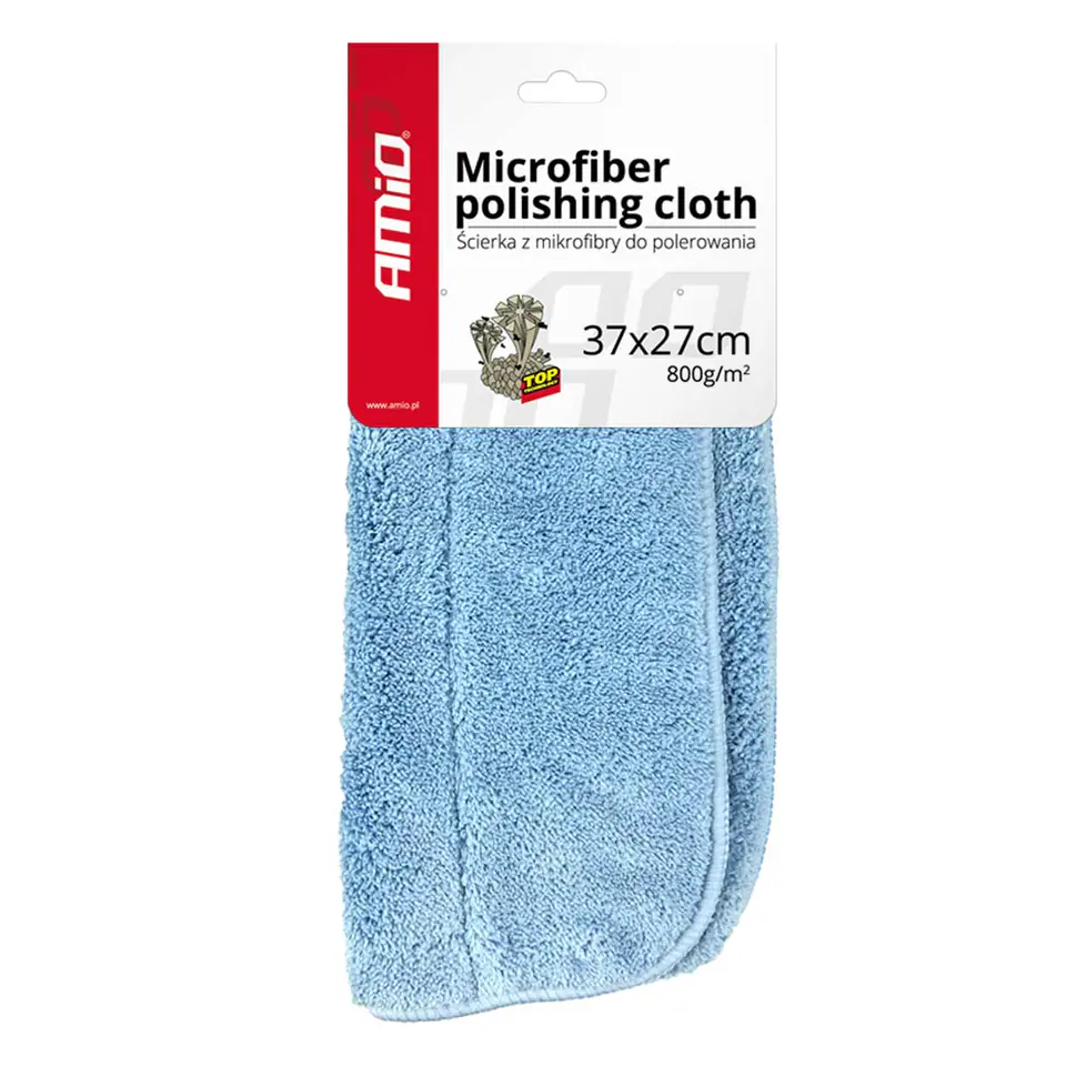 ⁨01620 Microfiber polishing towel cloth 37x27cm 800g/m2⁩ at Wasserman.eu