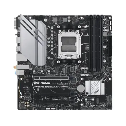 ⁨ASUS PRIME B650M-A WIFI II AMD B650 Socket AM5 micro ATX⁩ at Wasserman.eu