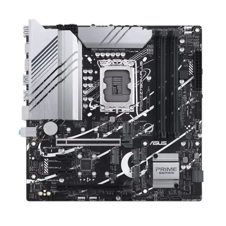 ⁨Asus PRIME Z790M-PLUS Rodzina procesorów Intel, Gniazdo procesora LGA1700, DDR5 DIMM, Gniazda pamięci 4, Obsługiwane interfejsy⁩ w sklepie Wasserman.eu