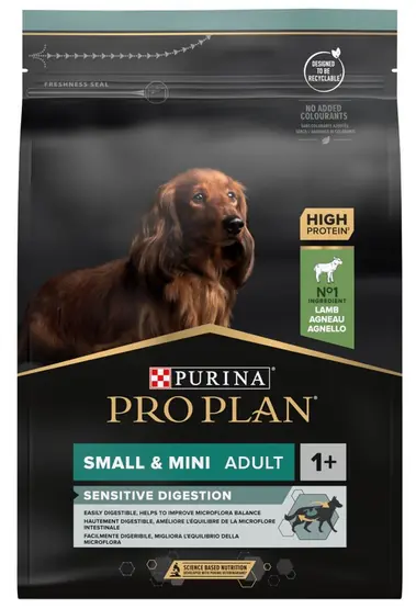 ⁨Purina SMALL & MINI ADULT SENSITIVE DIGESTION 3 kg Lamb⁩ at Wasserman.eu