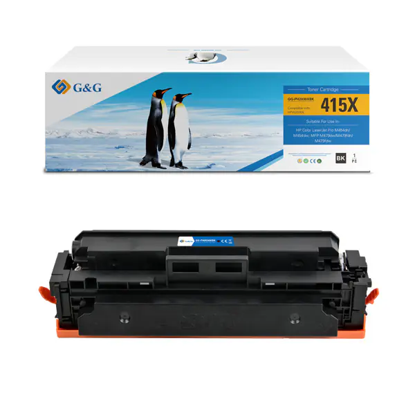 ⁨G&G kompatybilny toner z HP W2030X, NT-PH2030XBK, HP 415X, black, 7500s, high capacity⁩ w sklepie Wasserman.eu