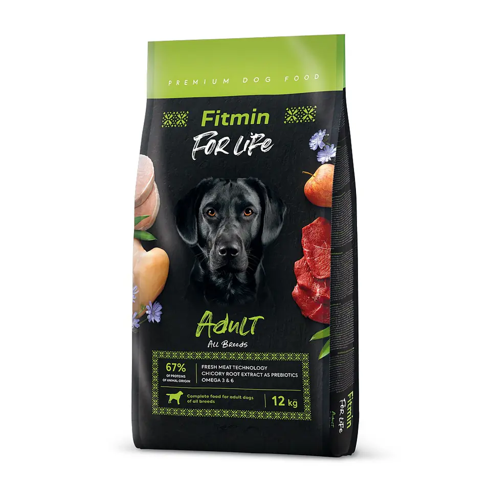 ⁨FITMIN dog For Life Adult 12kg⁩ w sklepie Wasserman.eu