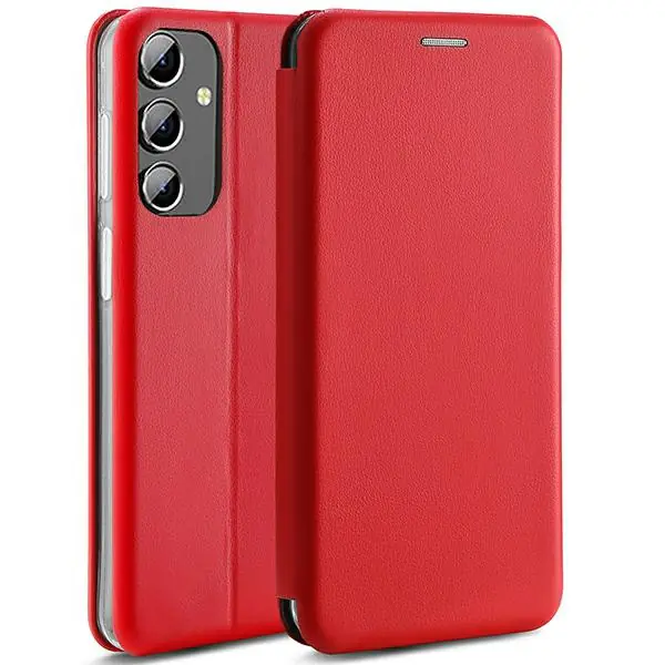 ⁨Beline Etui Book Magnetic Samsung A14 5G A146 czerwony/red⁩ w sklepie Wasserman.eu