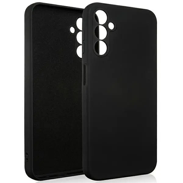 ⁨Beline Etui Silicone Samsung A14 5G A146 czarny/black⁩ w sklepie Wasserman.eu