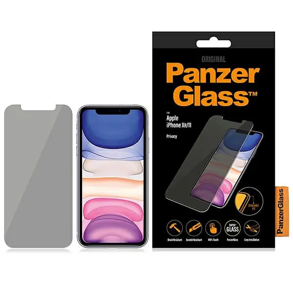 ⁨PanzerGlass Standard Fit iPhone XR/11Privacy Screen⁩ w sklepie Wasserman.eu