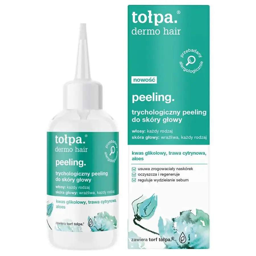 ⁨TOLPA DERMO HAIR PEELING DO SKORY GLOWY 100ml⁩ w sklepie Wasserman.eu