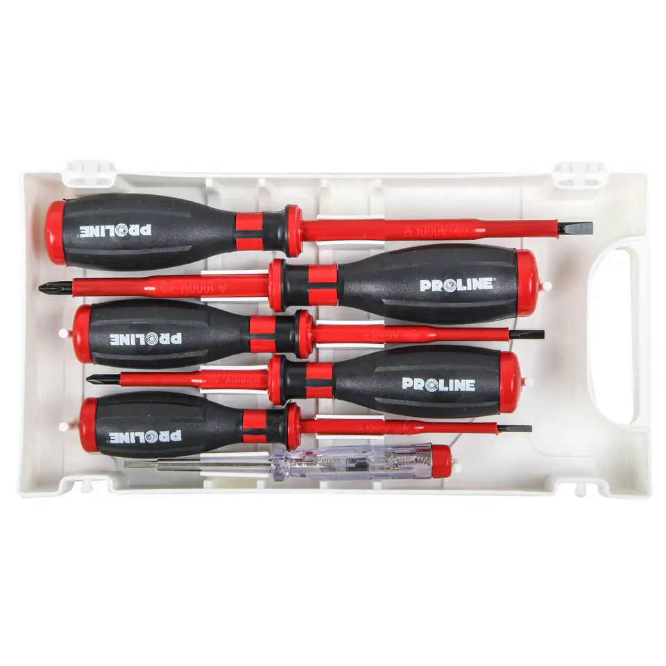 ⁨10510 Set of electrotechnical screwdrivers 1000V 6 elements⁩ at Wasserman.eu