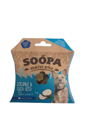 ⁨SOOPA Healthy BITES Kokos & Chia Samen 50g⁩ im Wasserman.eu