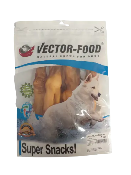 ⁨VECTOR-FOOD Uszy królicze suszone [S37] 5szt⁩ w sklepie Wasserman.eu