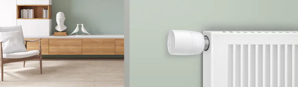 ⁨TP-Link KE100 KIT TERMOSTAT Smart WiFi (zestaw głowica i hub biały)⁩ at Wasserman.eu