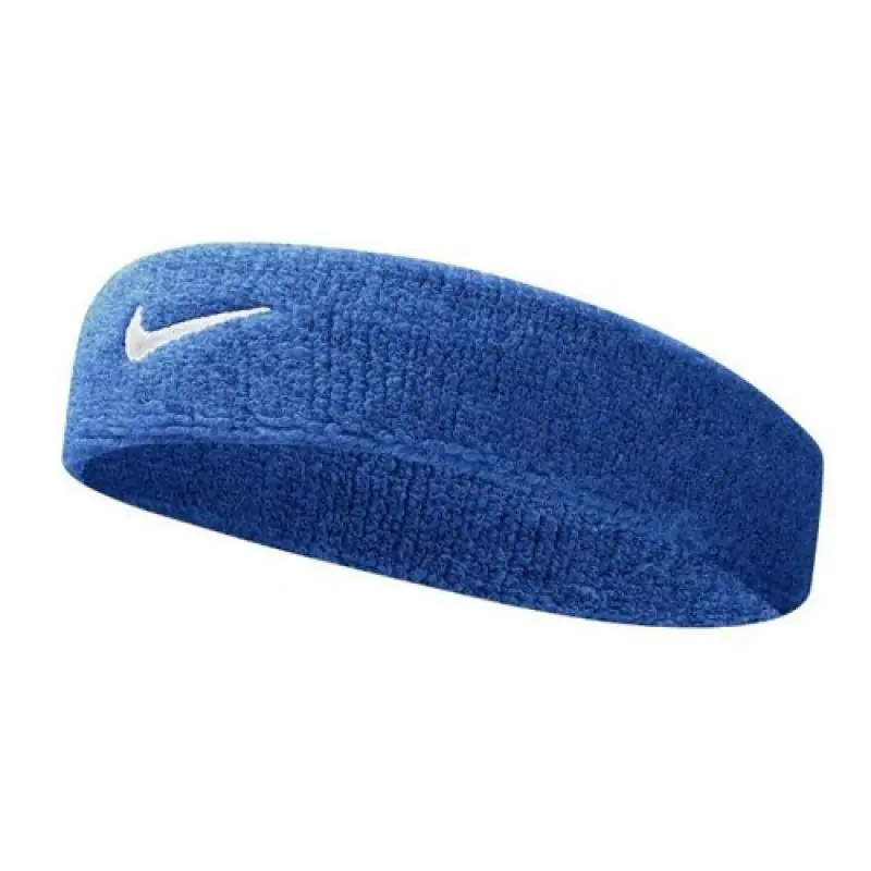 ⁨Opaska na głowę Nike Swoosh niebieska U NN07402 (kolor Niebieski)⁩ w sklepie Wasserman.eu