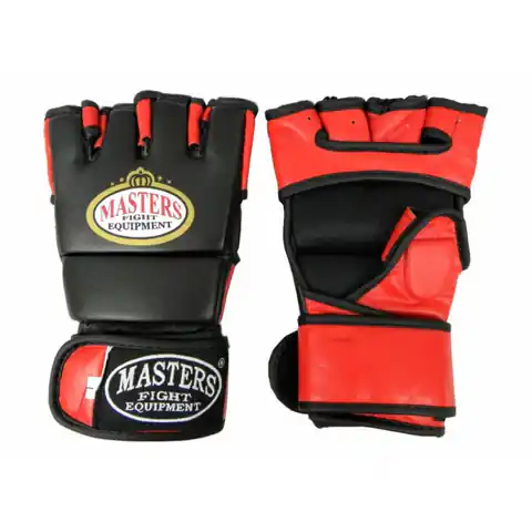 ⁨Rękawice Masters do wolnej walki GF-100 "XL" (kolor Czarny. Czerwony, rozmiar XL)⁩ w sklepie Wasserman.eu