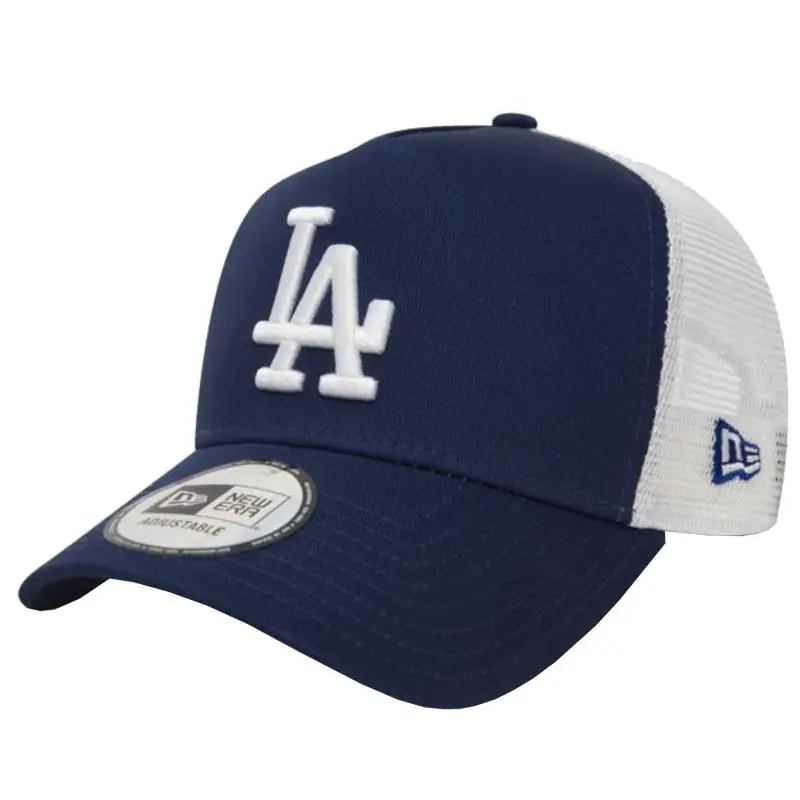 ⁨Czapka New Era Los Angeles Dodgers MLB Clean Cap 11405 (kolor Biały, rozmiar OSFA)⁩ w sklepie Wasserman.eu