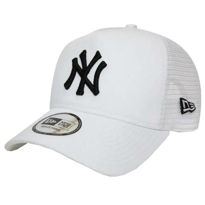 ⁨Czapka New Era Essential New York Yankees MLB Trucker Cap 12285 (kolor Biały, rozmiar OSFM)⁩ w sklepie Wasserman.eu