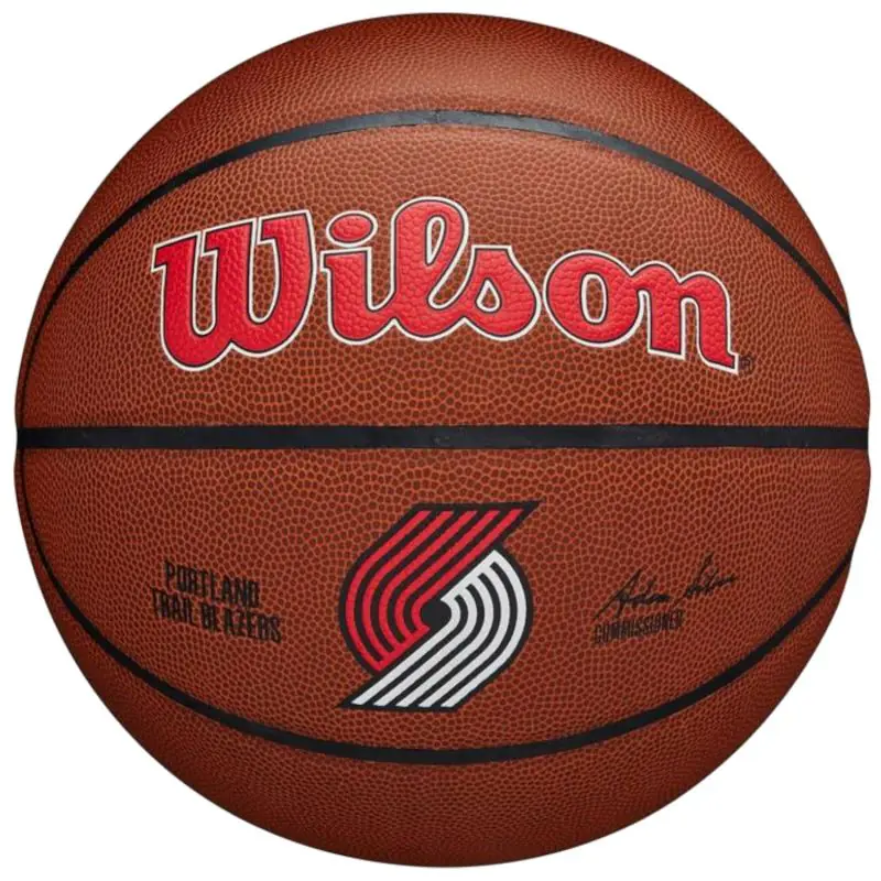 ⁨Piłka Wilson Team Alliance Portland Trail Blazers Ball (kolor Brązowy, rozmiar 7)⁩ w sklepie Wasserman.eu