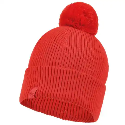 ⁨Czapka Buff Tim Merino Hat Beanie (kolor Czerwony, rozmiar One size)⁩ w sklepie Wasserman.eu