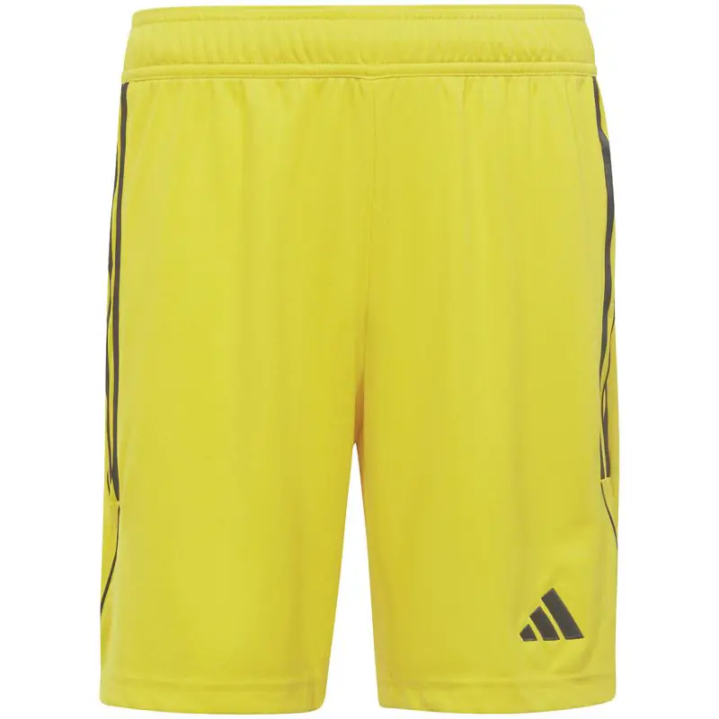 ⁨Spodenki adidas Tiro 23 League Jr (kolor Żółty, rozmiar 128cm)⁩ w sklepie Wasserman.eu