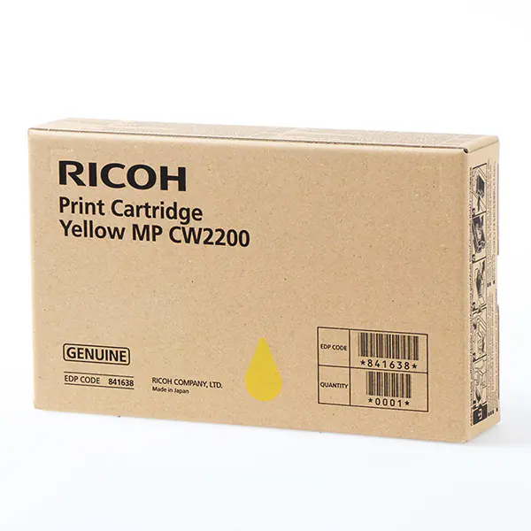 ⁨Ricoh oryginalny ink / tusz 841638, 841723, yellow⁩ w sklepie Wasserman.eu