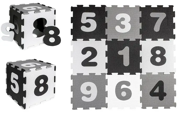 ⁨Mata Piankowa Puzzle Piankowe Cyferki Monochromatyczne⁩ w sklepie Wasserman.eu