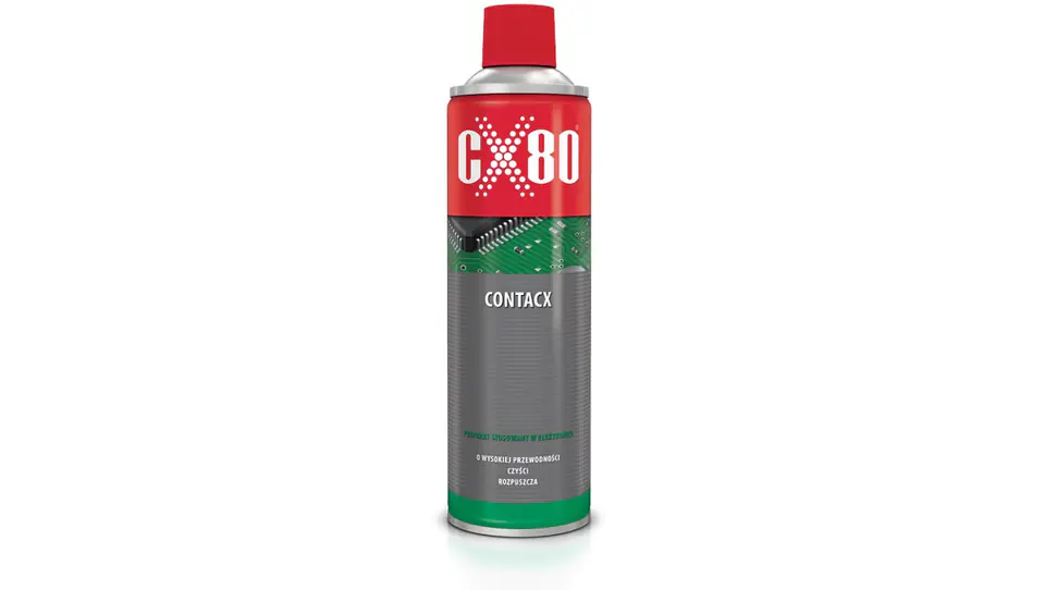 ⁨CX80 CONTACX preparat czyszczący elektrotechniczny duospray 500ml⁩ w sklepie Wasserman.eu