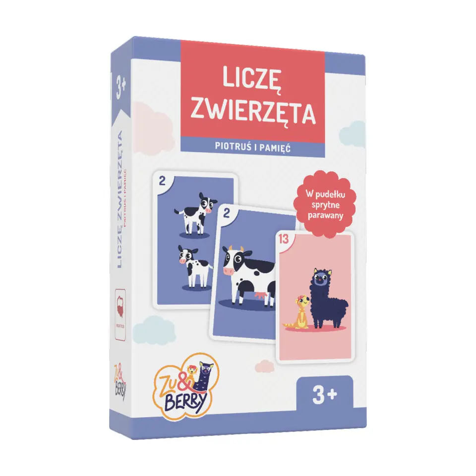 ⁨MUDUKO Gra Liczę zwierzęta Piotruś i pamięć karty do gry 3+⁩ w sklepie Wasserman.eu