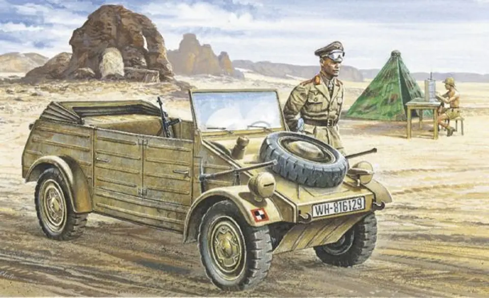 ⁨Plastic model VW Type 82 Kübelwagen⁩ at Wasserman.eu