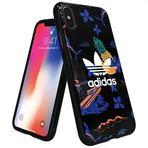 ⁨Adidas Snap Case Island Time iPhone X/Xs czarny/black 30933⁩ w sklepie Wasserman.eu