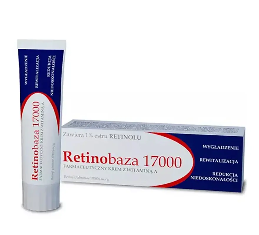 ⁨RETINOBAZA 17000 Krem farmaceutyczny z Witaminą A 30g⁩ w sklepie Wasserman.eu