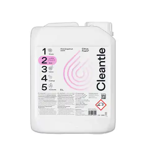 ⁨Cleantle Citrus Foam 5L - piana o zasadowym pH⁩ w sklepie Wasserman.eu