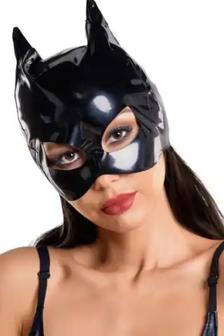 ⁨Glossy, Wetlook Cat Mask ANN czarny (kolor czarny, rozmiar uniwersalny)⁩ w sklepie Wasserman.eu