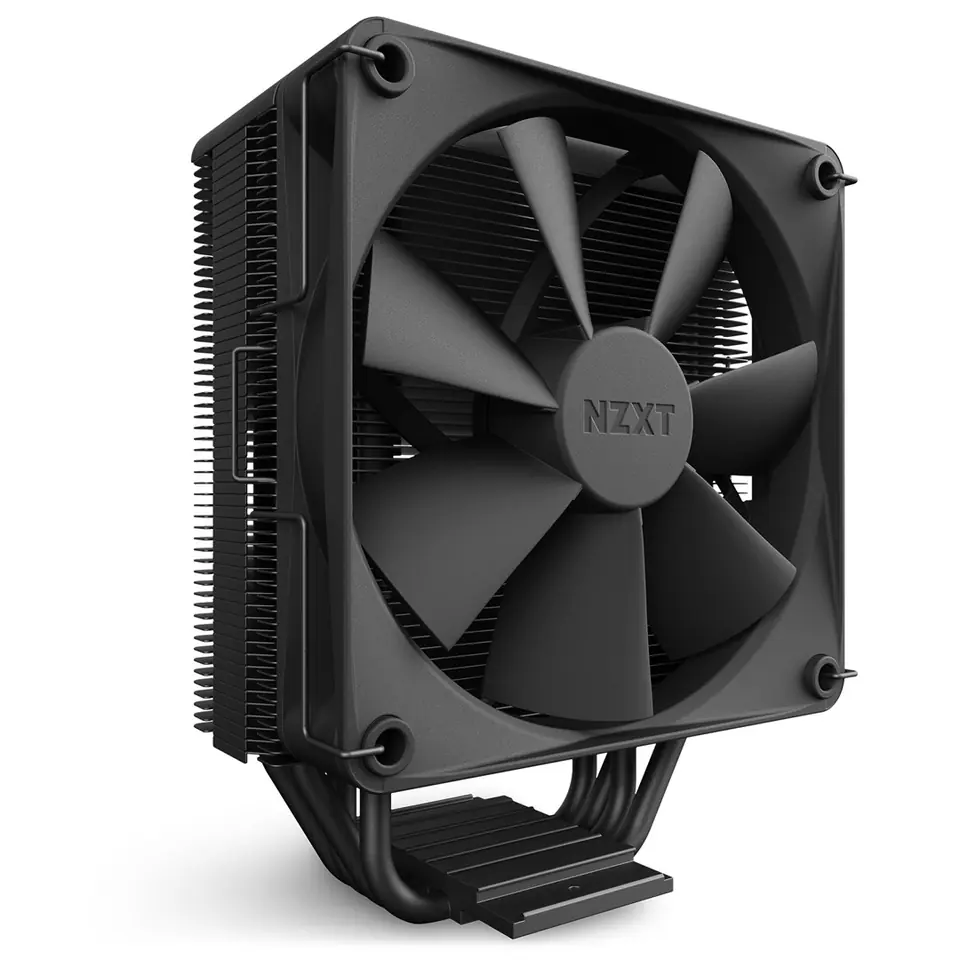 ⁨NZXT T120 Processor Air cooler 12 cm Black 1 pc(s)⁩ at Wasserman.eu