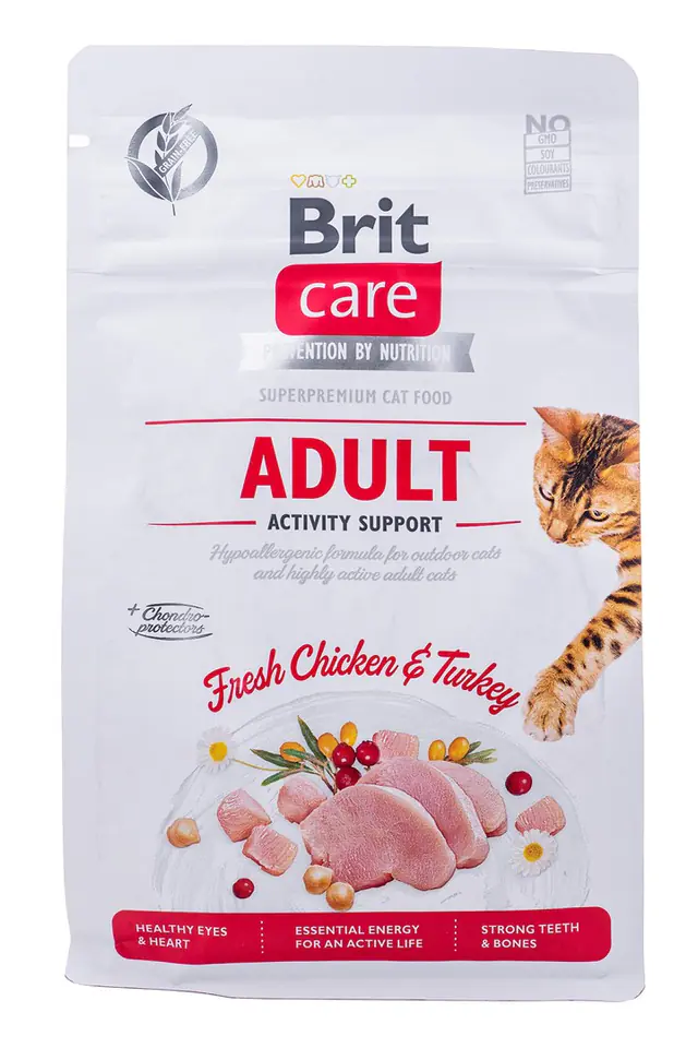 ⁨BRIT Care Grain Free Activity Support Adult - dry cat food - 400 g⁩ at Wasserman.eu