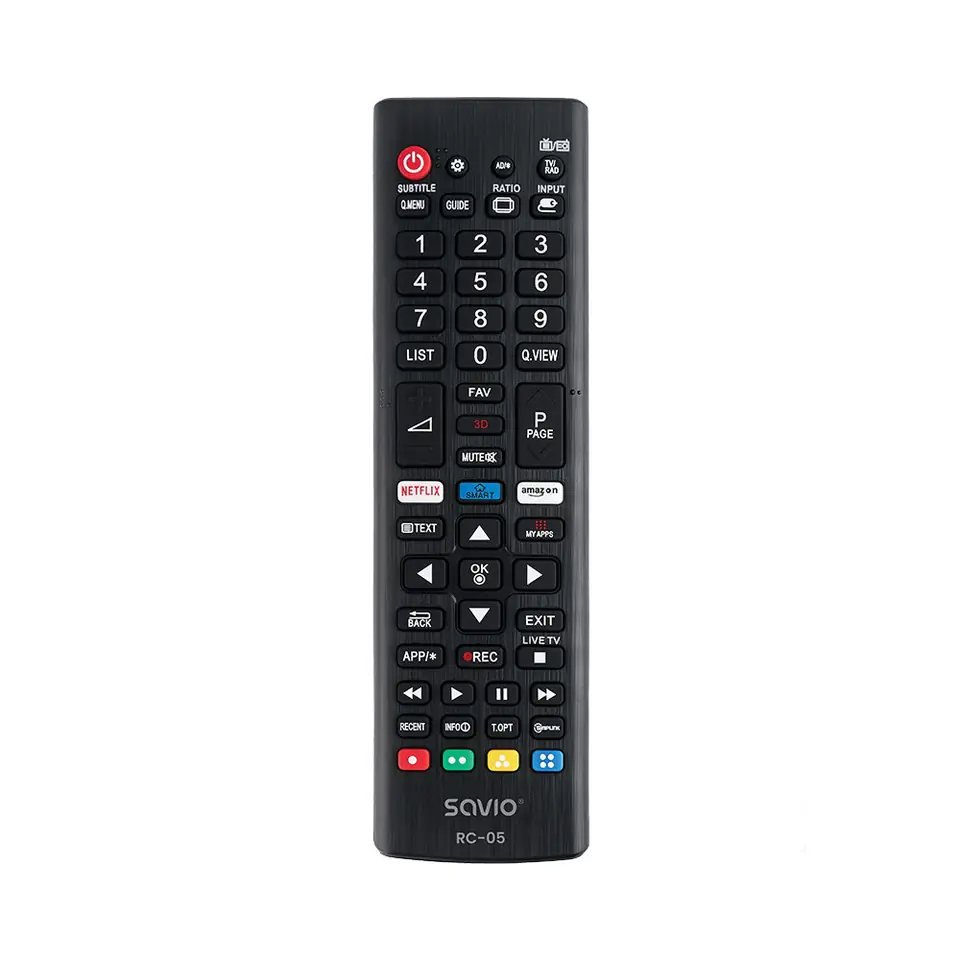 SAVIO Universal remote controller/replacement for LG TV RC-05 IR Wireless at Wasserman.eu