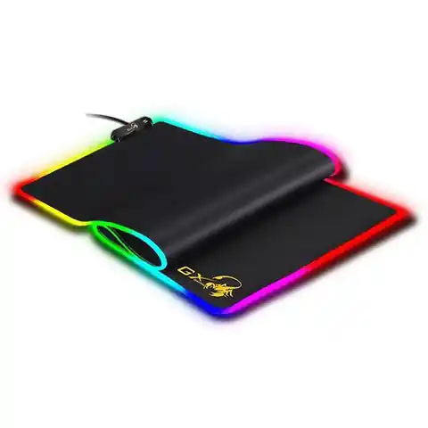 ⁨Podkładka pod mysz GX-Pad 800S RGB, do gry, czarna, 800*300 mm, 3 mm, Genius, podświetlona⁩ w sklepie Wasserman.eu
