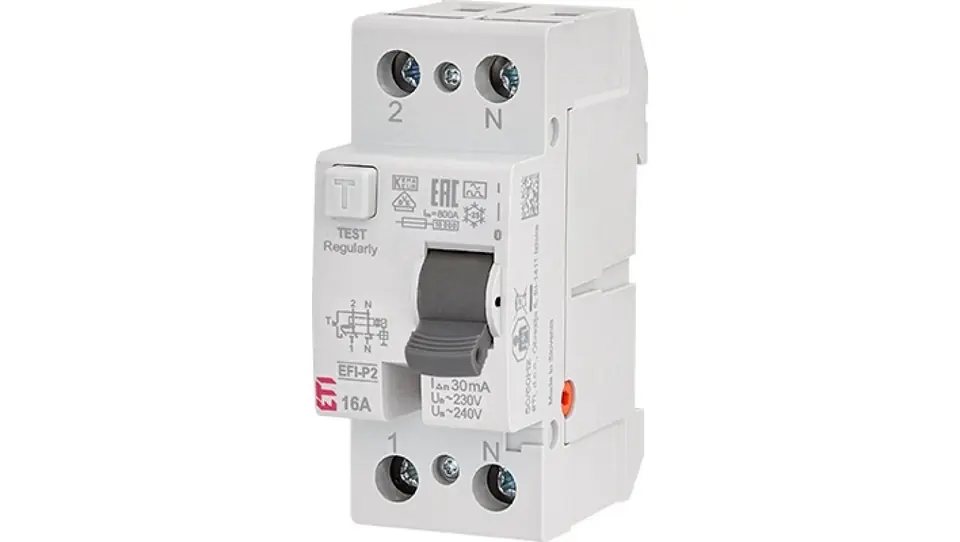 ⁨EFI6-P2 40A/ 30MA/AC DIFFERENTIAL CIRCUIT BREAKER 40A 2P 2M 30MA AC 6KA⁩ at Wasserman.eu