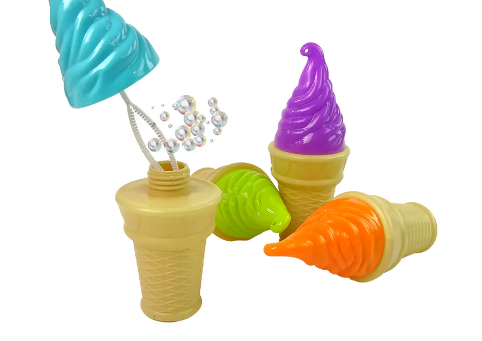 Bańki Mydlane Lody 4 Kolory 80ml w sklepie Wasserman.eu