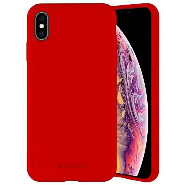 ⁨Mercury Silicone Samsung A325 A32 4G LTE czerwony/red⁩ w sklepie Wasserman.eu