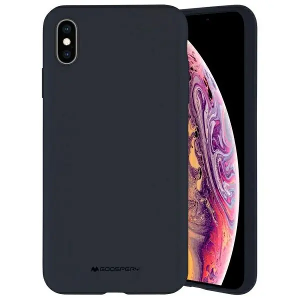 ⁨Mercury Silicone Samsung A325 A32 4G LTE granatowy/navy⁩ w sklepie Wasserman.eu