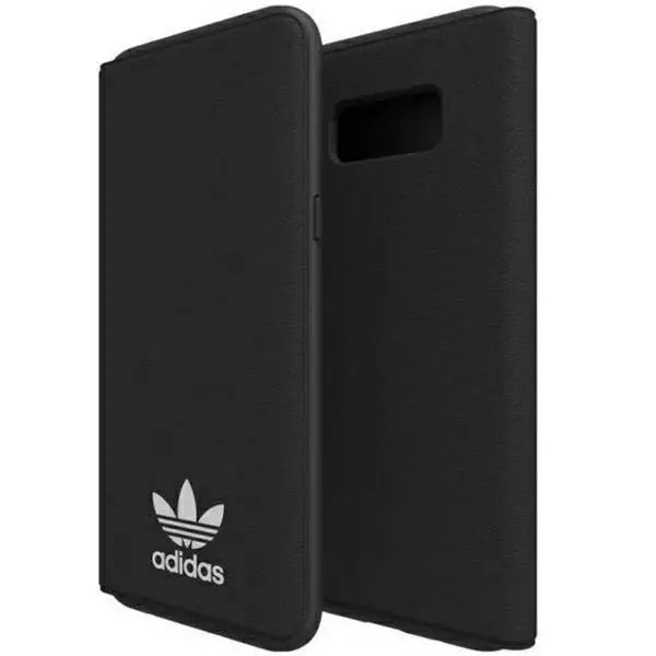 ⁨Oryginalne Etui SAMSUNG GALAXY S8+ Adidas OR Booklet Case BASIC (28207) czarne⁩ w sklepie Wasserman.eu