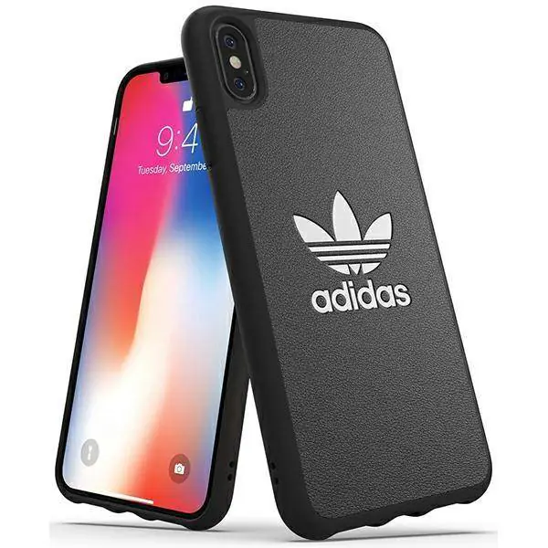 ⁨Oryginalne Etui IPHONE XS MAX Adidas OR Moulded Case BASIC (32803) czarne⁩ w sklepie Wasserman.eu