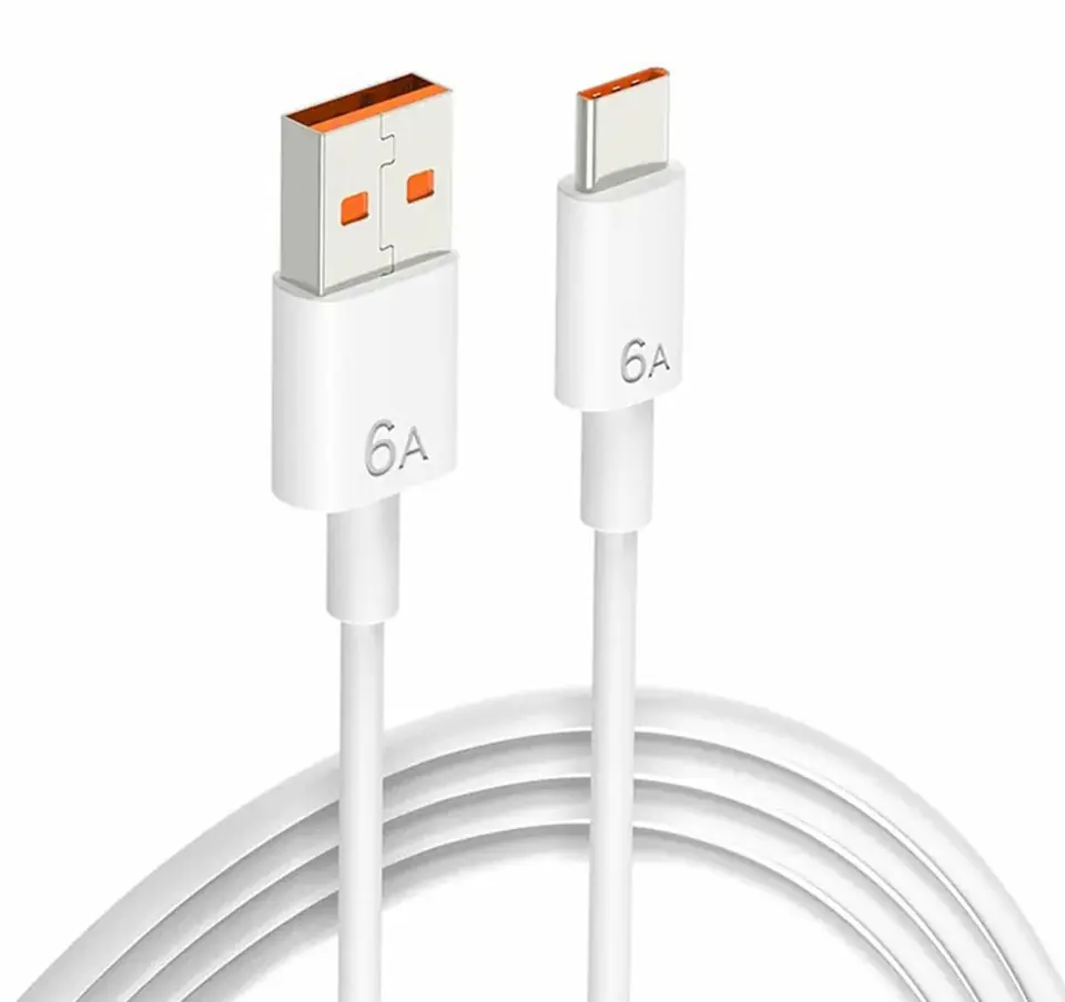 ⁨KK21K Kabel usb typ-c 1m biały⁩ w sklepie Wasserman.eu