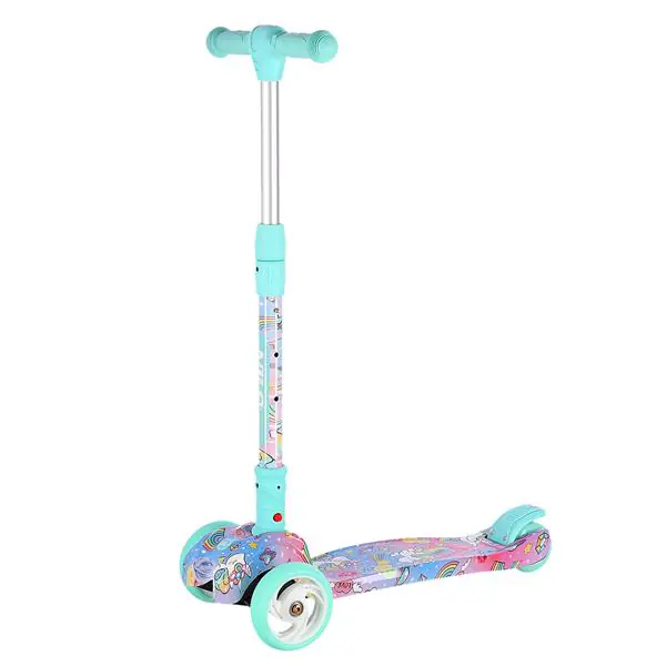 ⁨NILS FUN HLB15A LED mint children's scooter⁩ at Wasserman.eu