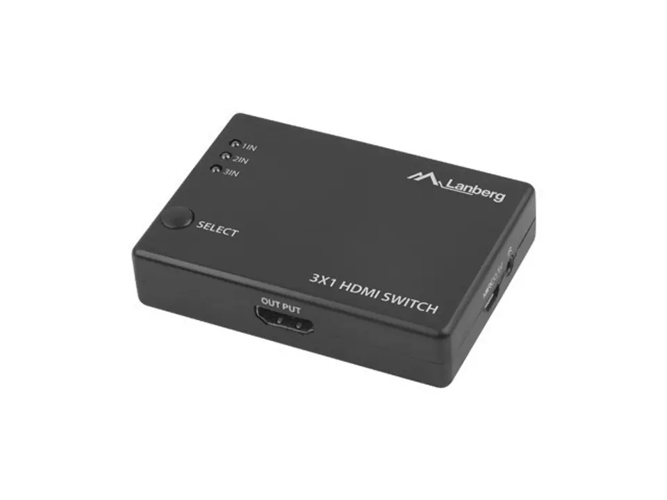 Switch video 3xHDMI + port micro USB czarny at Wasserman.eu