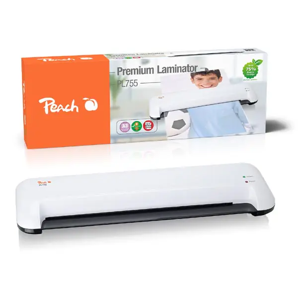 ⁨Peach Premium Laminator PL755 (white)⁩ at Wasserman.eu