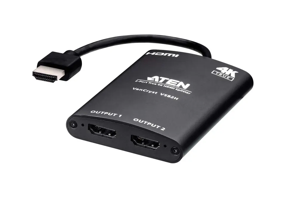 2-port True 4k HDMI Splitter VS82H-AT at Wasserman.eu