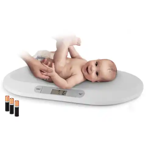 ⁨Waga dla niemowląt elektroniczna BW-141 biała⁩ w sklepie Wasserman.eu