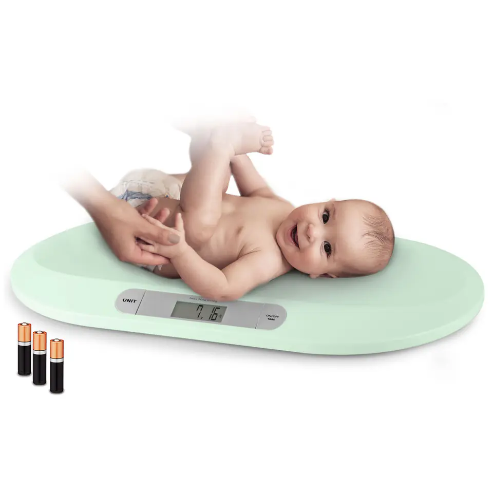 ⁨Waga dla niemowląt elektroniczna BW-145 miętowa⁩ w sklepie Wasserman.eu