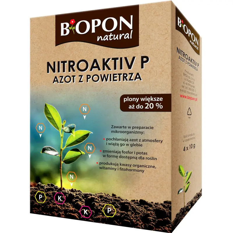 NATURAL NITROAKTIV P AZOT Z POWIETRZA 40G BOPON w sklepie Wasserman.eu