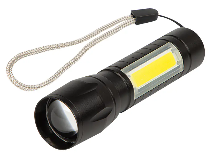 ⁨71-353# Latarka ręczna taktyczna led+etui⁩ w sklepie Wasserman.eu