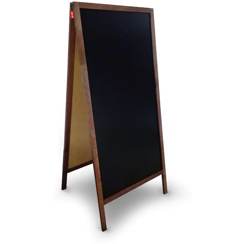Potykacz kredowy 120x60cm czarny rama drewniana MTX060120.19.46.51 MEMOBE w sklepie Wasserman.eu